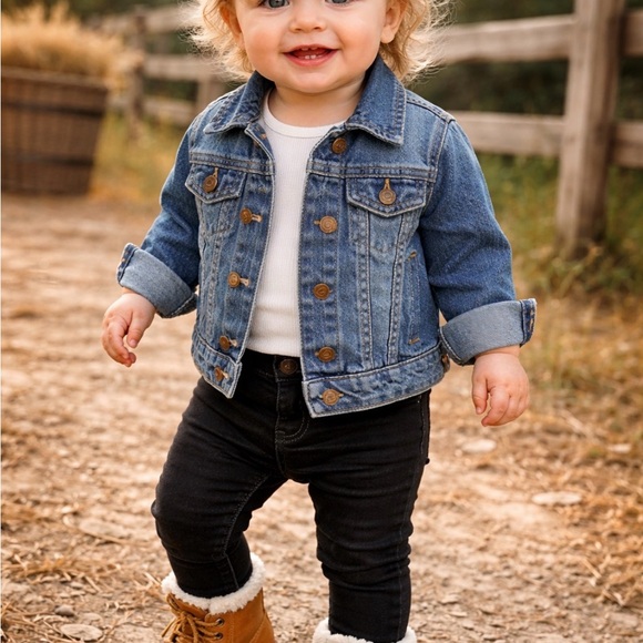 Carter's Other - Carter's Blue Denim Jean Jacket with Button Front
